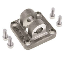 Clevis Female 80 mm ISO 15552 ISO 21287 Stainless steel 316 (1.4401)