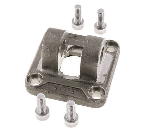 Gabelzapfen 80 mm ISO 15552 ISO 21287 Edelstahl 316 (1.4401)