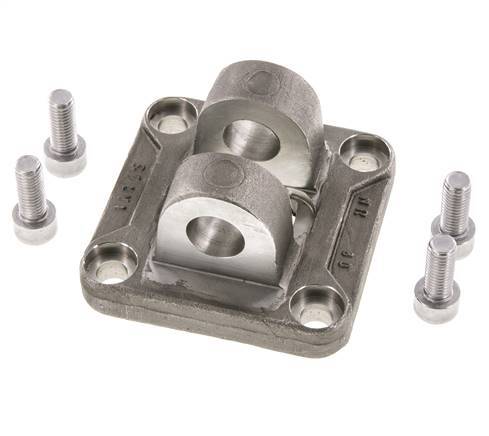 Gabelzapfen 80 mm ISO 15552 ISO 21287 Edelstahl 316 (1.4401)