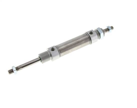 ISO 6432 Runder doppeltwirkender Zylinder 25-40mm - Magnetisch - Außengewinde - Doppelstange