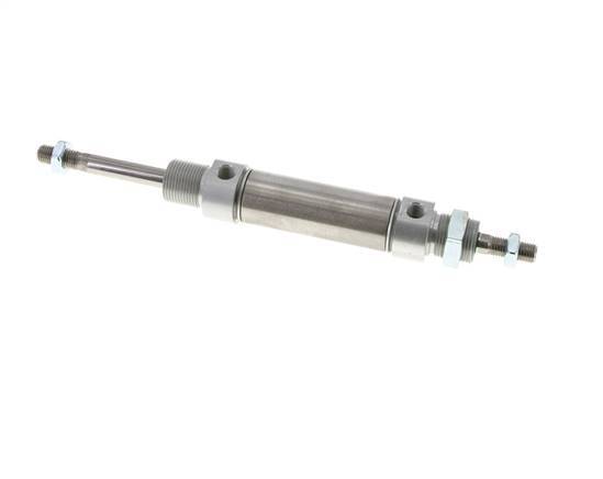 ISO 6432 Runder doppeltwirkender Zylinder 25-40mm - Magnetisch - Außengewinde - Doppelstange