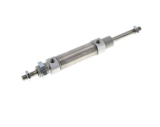 ISO 6432 Runder doppeltwirkender Zylinder 25-40mm - Magnetisch - Außengewinde - Doppelstange