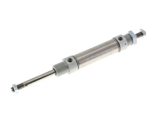 ISO 6432 Runder doppeltwirkender Zylinder 25-50mm - Magnetisch - Außengewinde - Doppelstange