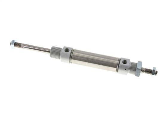 ISO 6432 Runder doppeltwirkender Zylinder 25-50mm - Magnetisch - Außengewinde - Doppelstange