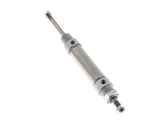 ISO 6432 Runder doppeltwirkender Zylinder 25-50mm - Magnetisch - Außengewinde - Doppelstange