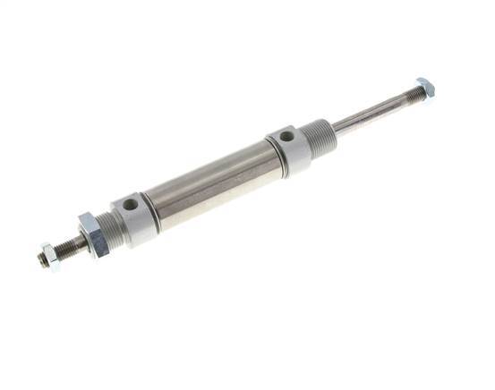 ISO 6432 Runder doppeltwirkender Zylinder 25-50mm - Magnetisch - Außengewinde - Doppelstange