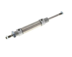 ISO 6432 Runder doppeltwirkender Zylinder 25-50mm - Magnetisch - Außengewinde - Doppelstange