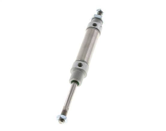 ISO 6432 Runder doppeltwirkender Zylinder 25-50mm - Magnetisch - Außengewinde - Doppelstange