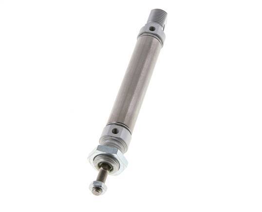 ISO 6432 Runder doppeltwirkender Zylinder 16-50mm - magnetisch - nicht drehbar