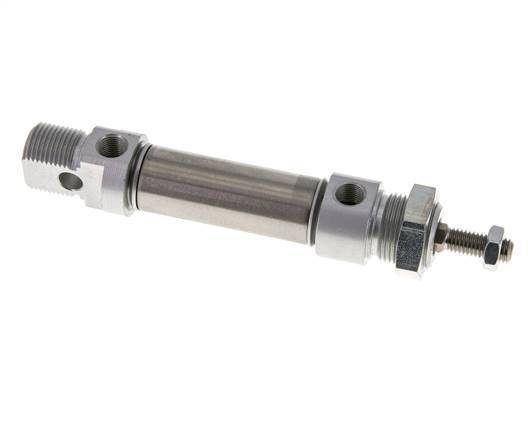 ISO 6432 Round Double Acting Cylinder 20-25mm - Magnetic - Non-Rotating
