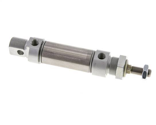 ISO 6432 Runder doppeltwirkender Zylinder 25-25mm - magnetisch - nicht drehend