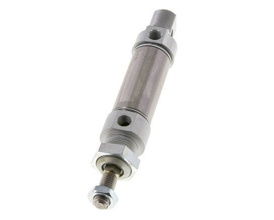 ISO 6432 Runder doppeltwirkender Zylinder 25-25mm - magnetisch - nicht drehend