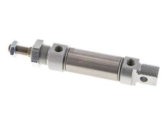 ISO 6432 Runder doppeltwirkender Zylinder 25-25mm - magnetisch - nicht drehend
