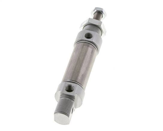 ISO 6432 Runder doppeltwirkender Zylinder 25-25mm - magnetisch - nicht drehend