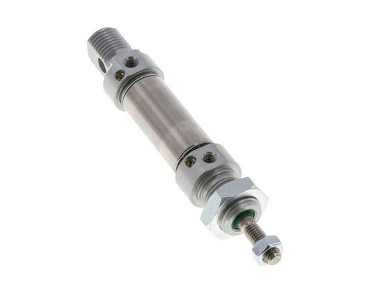 ISO 6432 Runder doppeltwirkender Zylinder 16-10mm - magnetisch - dämpfend