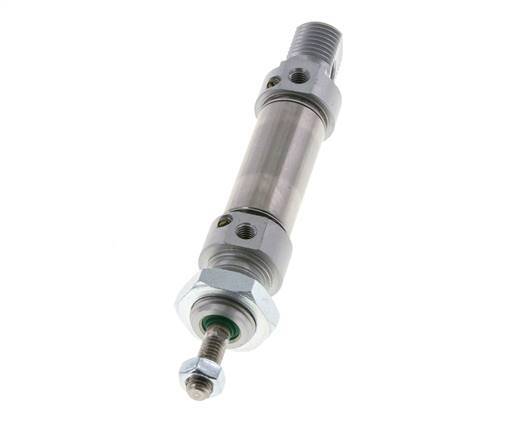 ISO 6432 Runder doppeltwirkender Zylinder 16-10mm - magnetisch - dämpfend