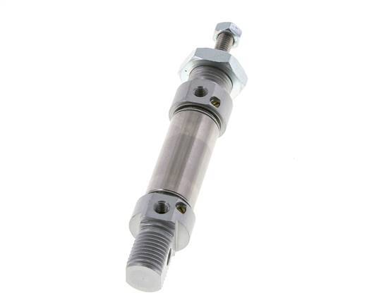 ISO 6432 Runder doppeltwirkender Zylinder 16-10mm - magnetisch - dämpfend