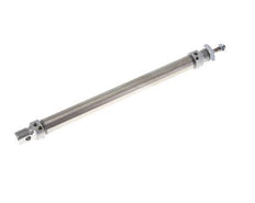 ISO 6432 Round Double Acting Cylinder 16-160mm - Magnetic - Damping