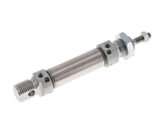 ISO 6432 Round Double Acting Cylinder 16-20mm - Magnetic - Damping
