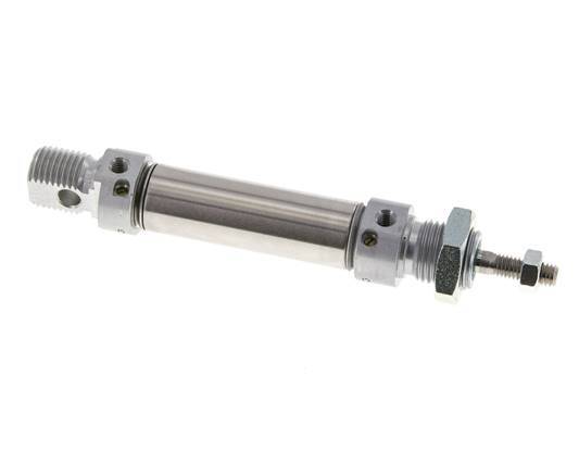 ISO 6432 Round Double Acting Cylinder 16-25mm - Magnetic - Damping