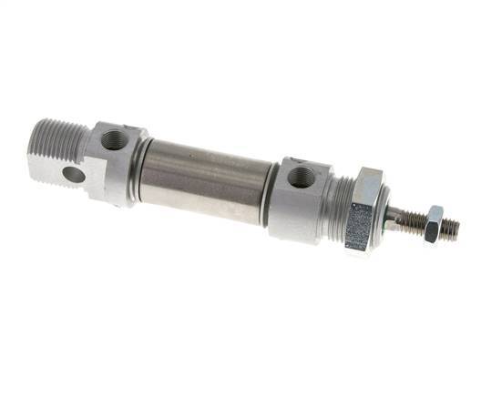 ISO 6432 Runder doppeltwirkender Zylinder 20-10mm - magnetisch - dämpfend