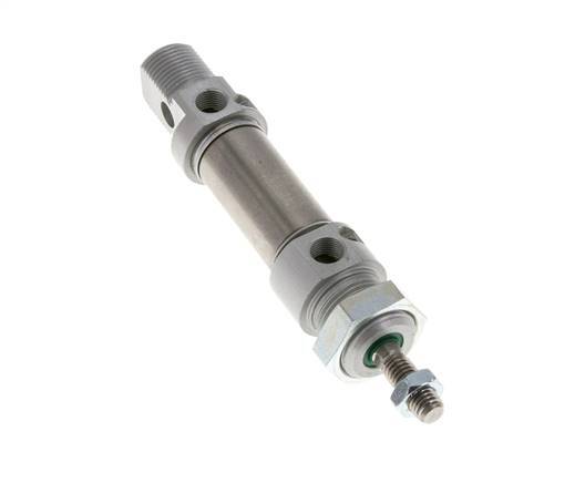 ISO 6432 Runder doppeltwirkender Zylinder 20-10mm - magnetisch - dämpfend