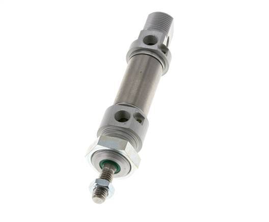 ISO 6432 Runder doppeltwirkender Zylinder 20-10mm - magnetisch - dämpfend