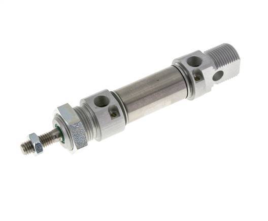 ISO 6432 Runder doppeltwirkender Zylinder 20-10mm - magnetisch - dämpfend