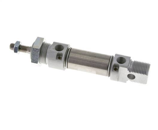 ISO 6432 Runder doppeltwirkender Zylinder 20-10mm - magnetisch - dämpfend