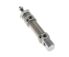ISO 6432 Runder doppeltwirkender Zylinder 20-10mm - magnetisch - dämpfend