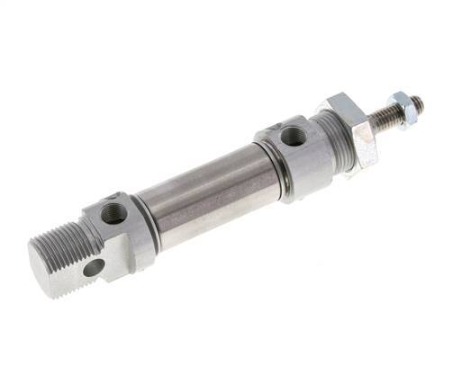 ISO 6432 Round Double Acting Cylinder 20-15mm - Magnetic - Damping