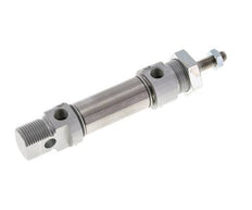 ISO 6432 Round Double Acting Cylinder 20-15mm - Magnetic - Damping