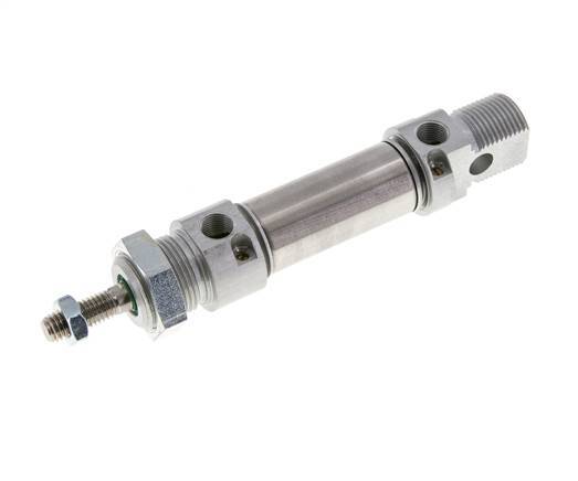 ISO 6432 Round Double Acting Cylinder 20-15mm - Magnetic - Damping