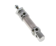 ISO 6432 Round Double Acting Cylinder 20-15mm - Magnetic - Damping