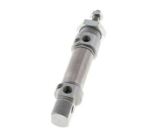 ISO 6432 Round Double Acting Cylinder 20-15mm - Magnetic - Damping