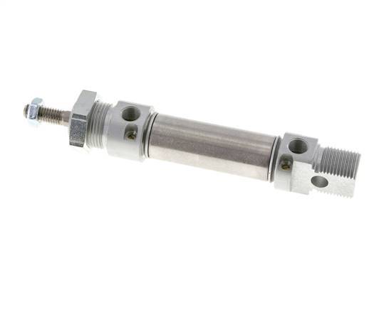 ISO 6432 Runder doppeltwirkender Zylinder 20-25mm - magnetisch - dämpfend