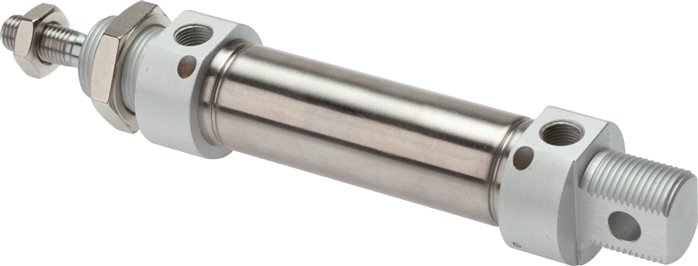 ISO 6432 Runder doppeltwirkender Zylinder 20-25mm - magnetisch - dämpfend