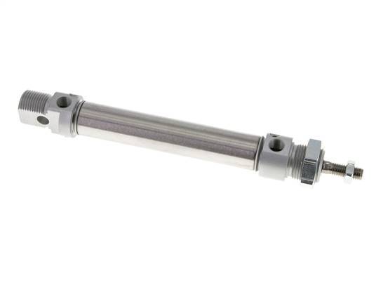 ISO 6432 Round Double Acting Cylinder 20-80mm - Magnetic - Damping