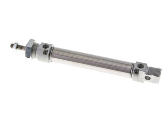 ISO 6432 Round Double Acting Cylinder 20-80mm - Magnetic - Damping