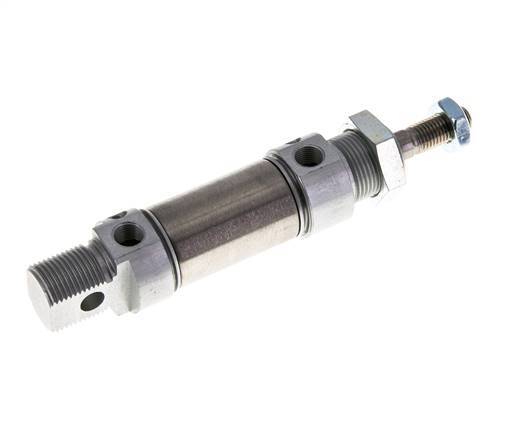 ISO 6432 Runder doppeltwirkender Zylinder 25-10mm - magnetisch - dämpfend