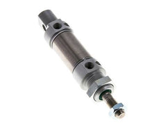 ISO 6432 Round Double Acting Cylinder 25-10mm - Magnetic - Damping