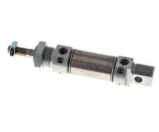 ISO 6432 Runder doppeltwirkender Zylinder 25-10mm - magnetisch - dämpfend
