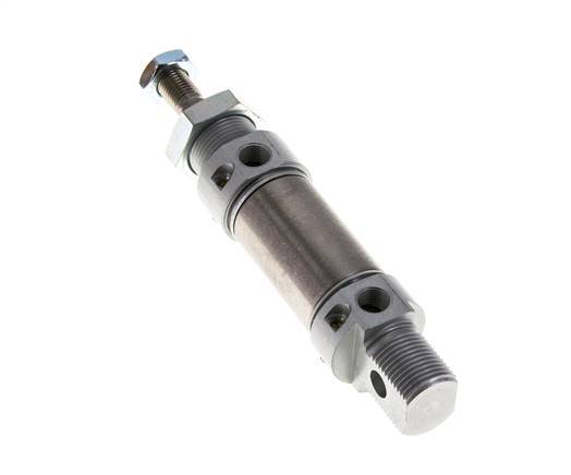 ISO 6432 Runder doppeltwirkender Zylinder 25-10mm - magnetisch - dämpfend