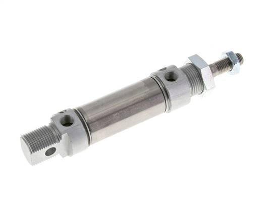 ISO 6432 Round Double Acting Cylinder 25-25mm - Magnetic - Damping