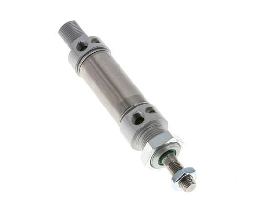 ISO 6432 Runder doppeltwirkender Zylinder 25-25mm - magnetisch - dämpfend