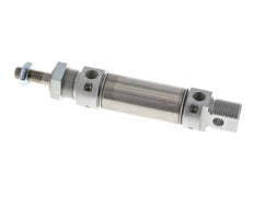 ISO 6432 Runder doppeltwirkender Zylinder 25-25mm - magnetisch - dämpfend