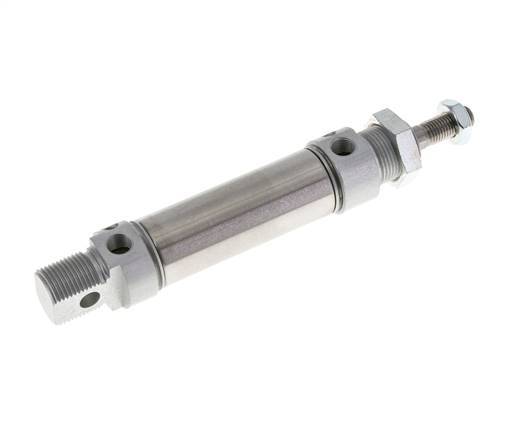 ISO 6432 Round Double Acting Cylinder 25-40mm - Magnetic - Damping