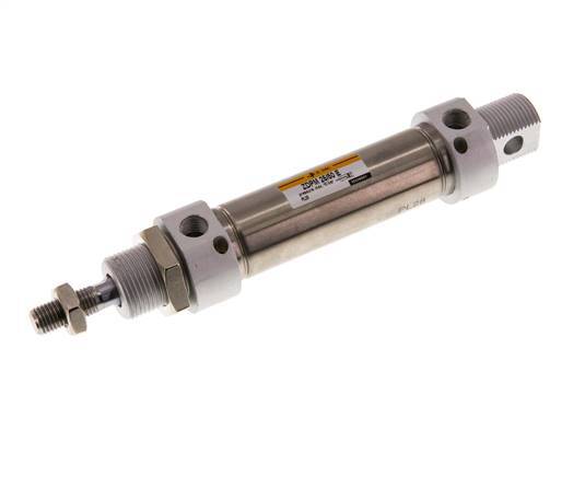 ISO 6432 Round Double Acting Cylinder 25-50mm - Magnetic - Damping