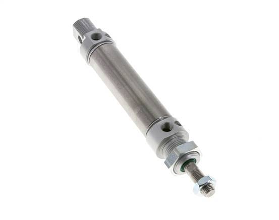 ISO 6432 Round Double Acting Cylinder 25-60mm - Magnetic - Damping