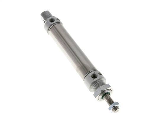 ISO 6432 Round Double Acting Cylinder 25-80mm - Magnetic - Damping